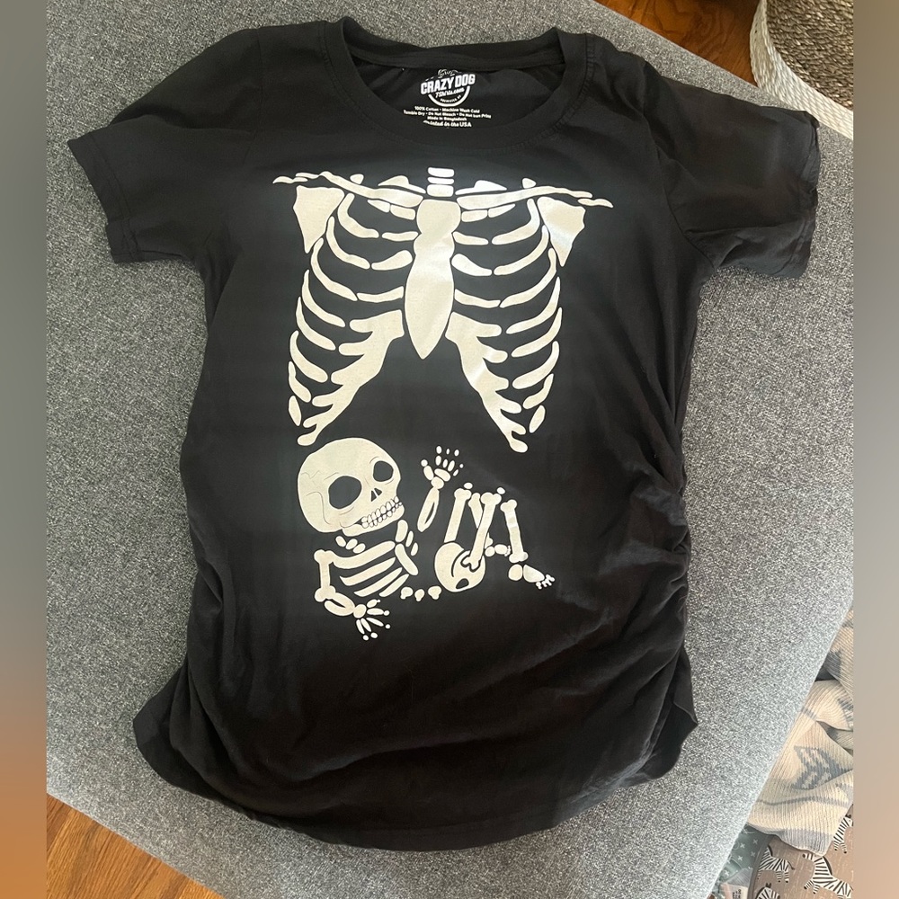 Skeleton Maternity Top